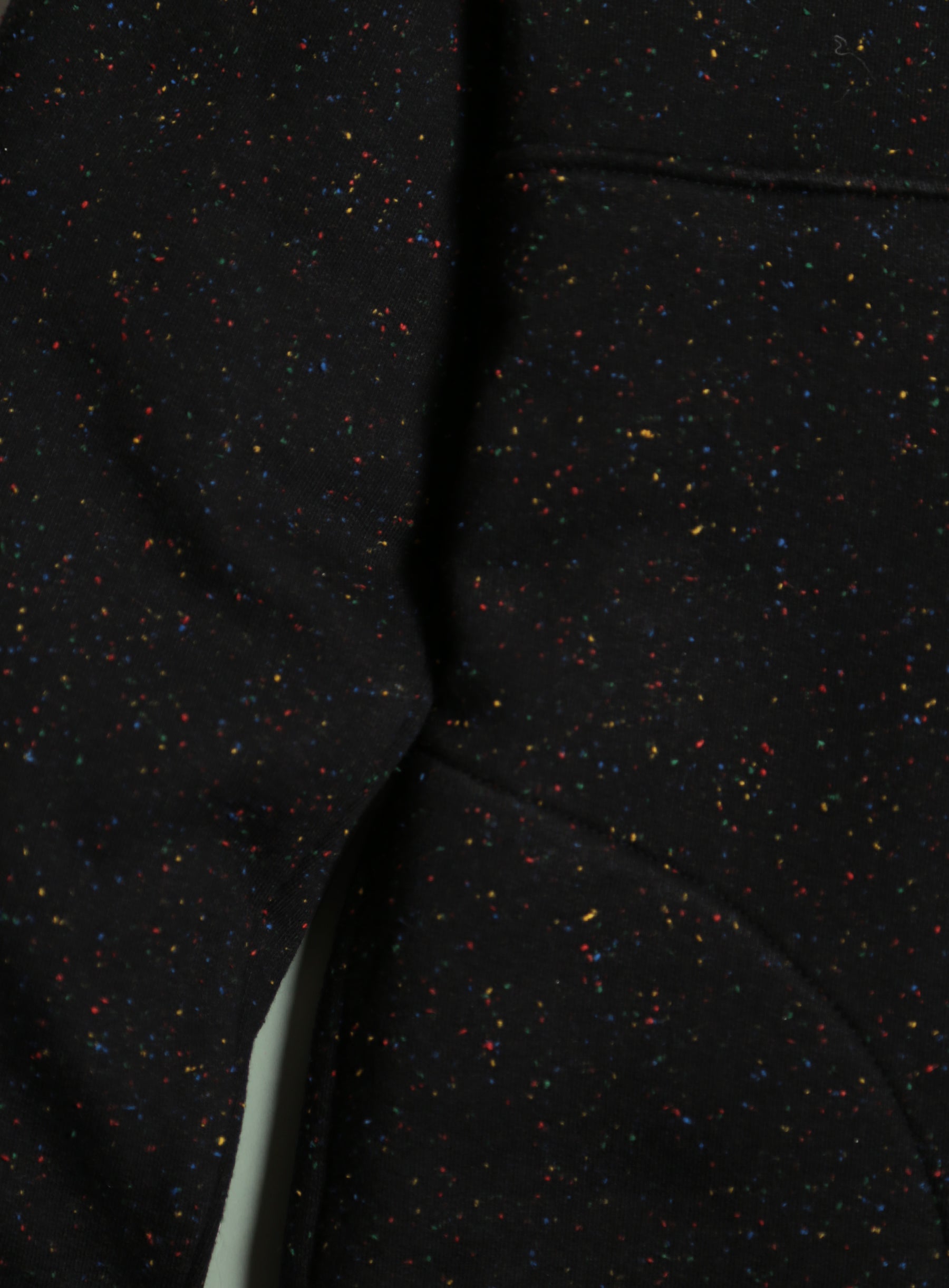 Camping Hoodie - Black Rainbow Speckle