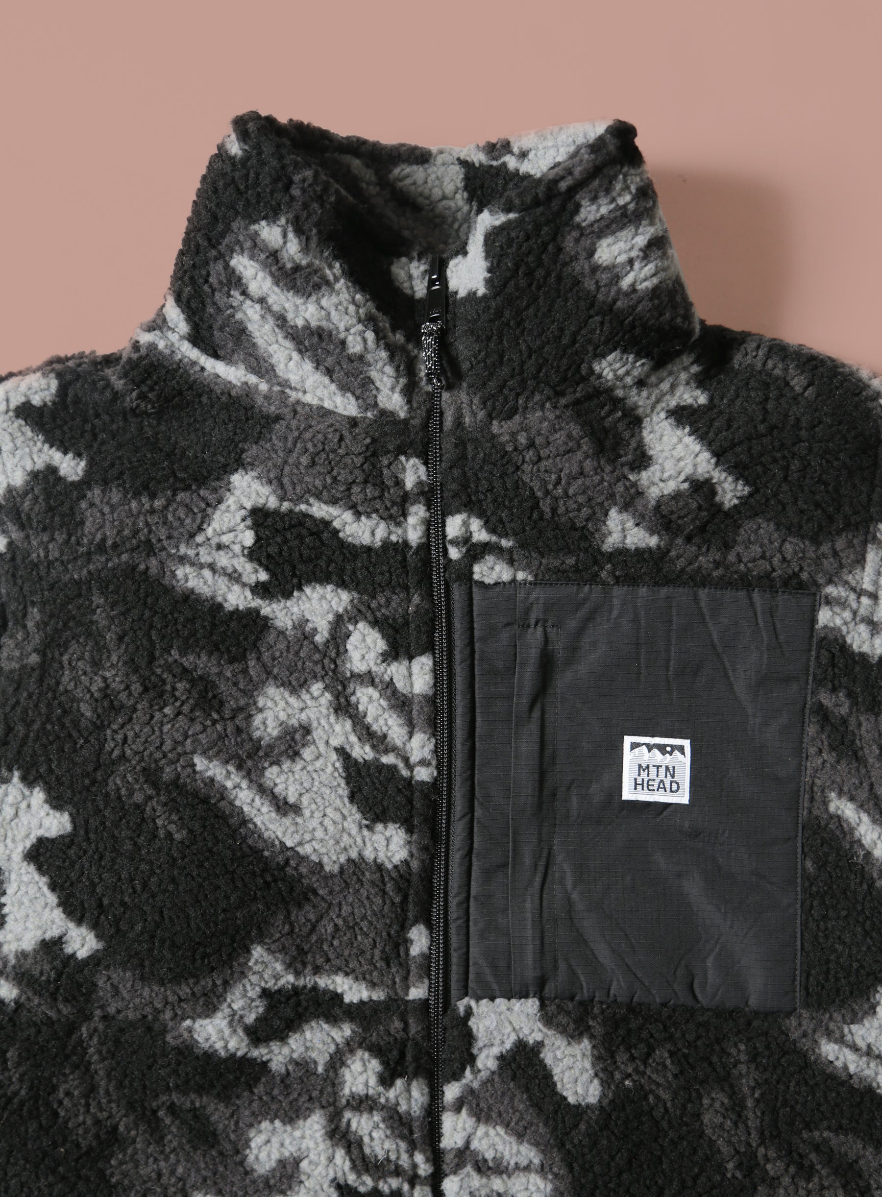 Alpine Sherpa Vest - Black Camo