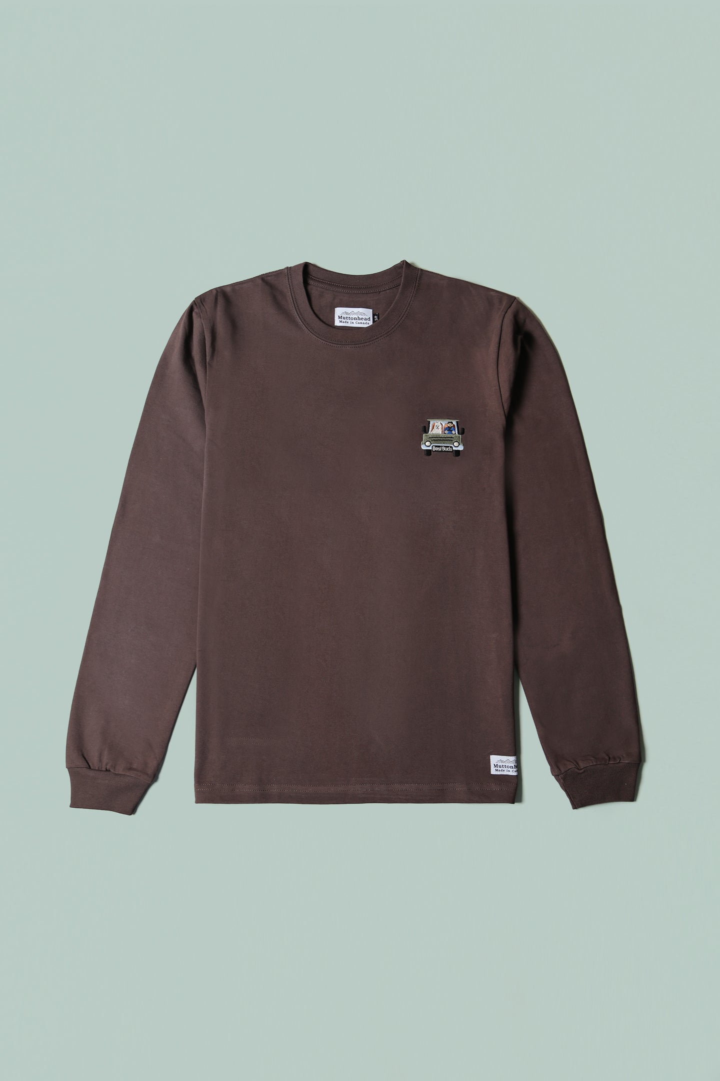 Heavy Weight Long Sleeve - Brown - Scruff Club Series