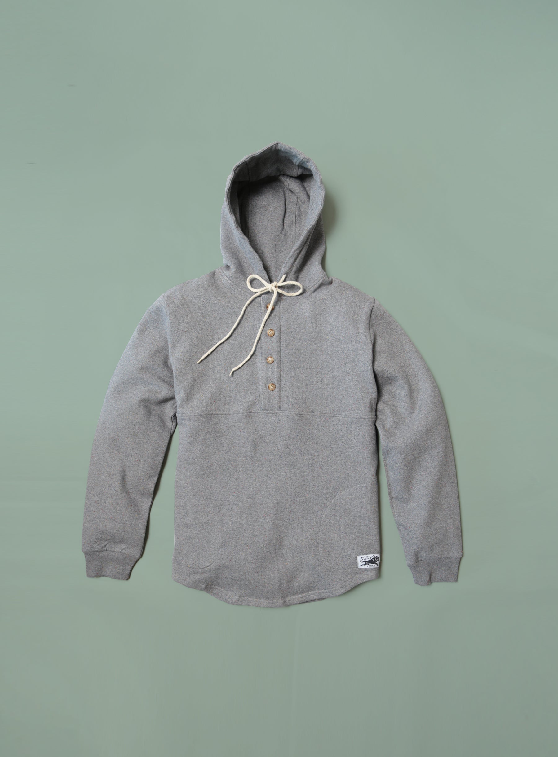 Camping Hoodie - Heather Grey Rainbow Speckle