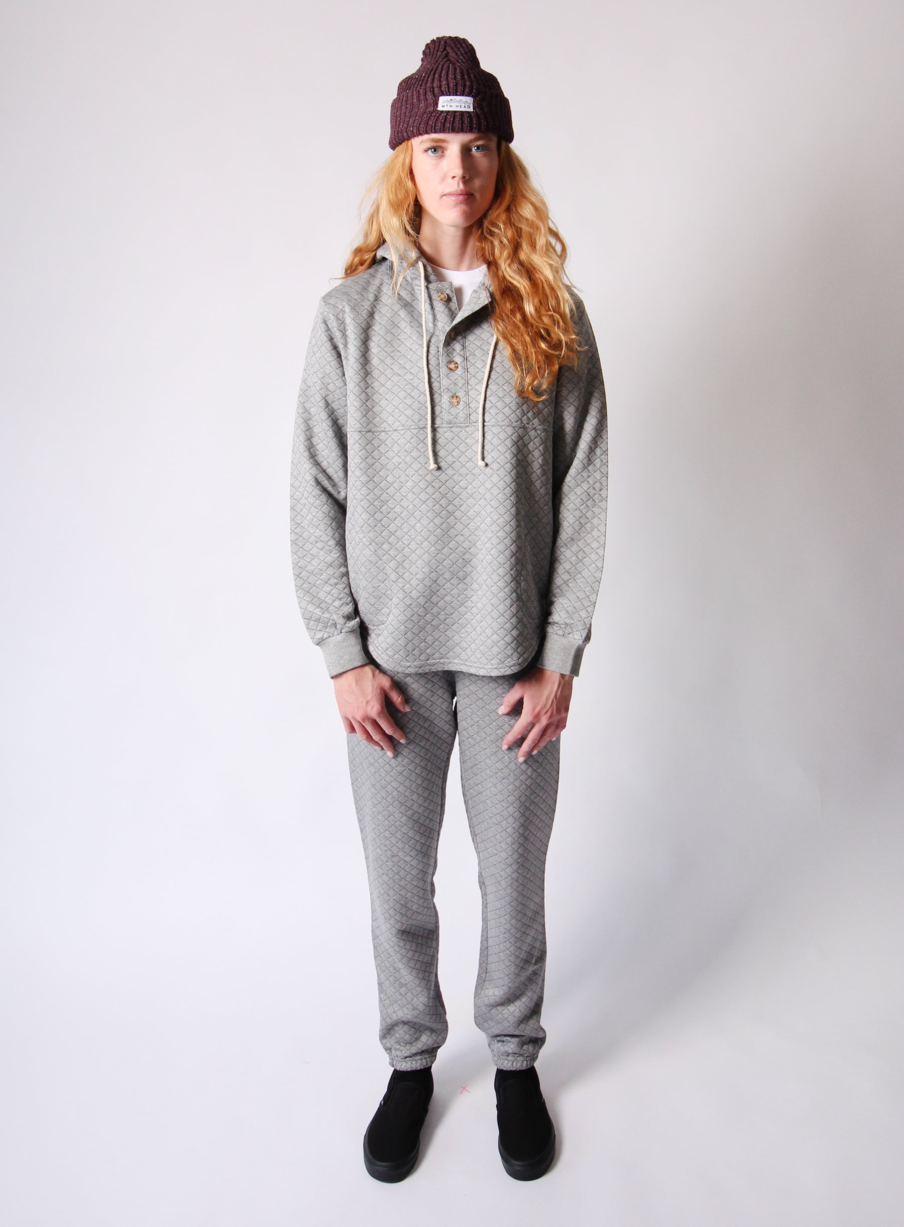 Sweatpants - Heather Grey Quilt