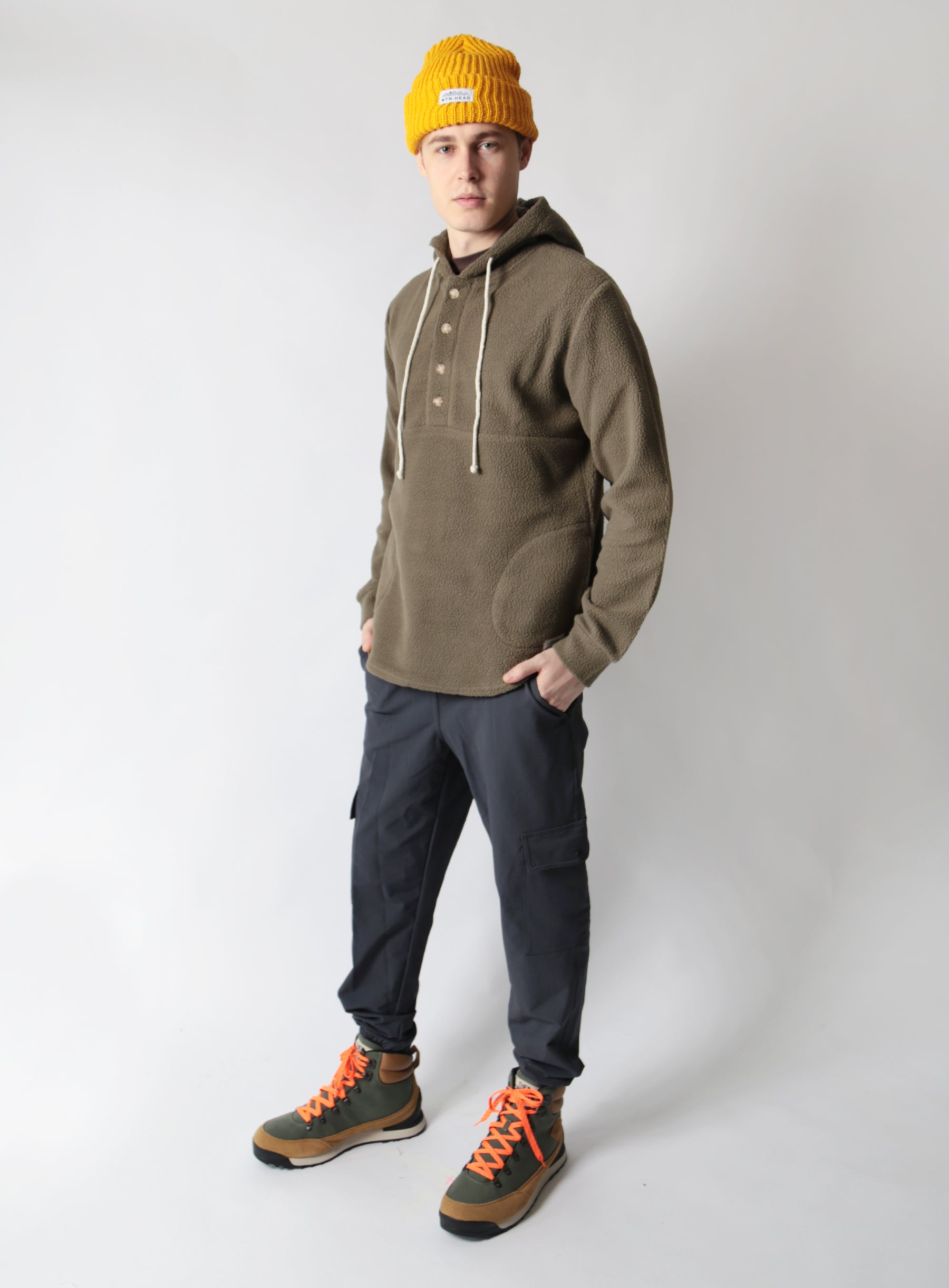 Camping Hoodie -  Pine Sherpa