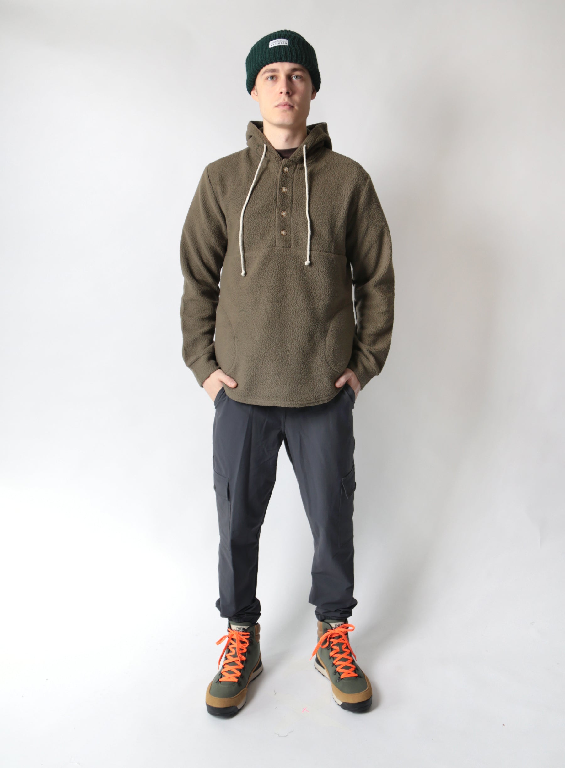 Camping Hoodie -  Pine Sherpa