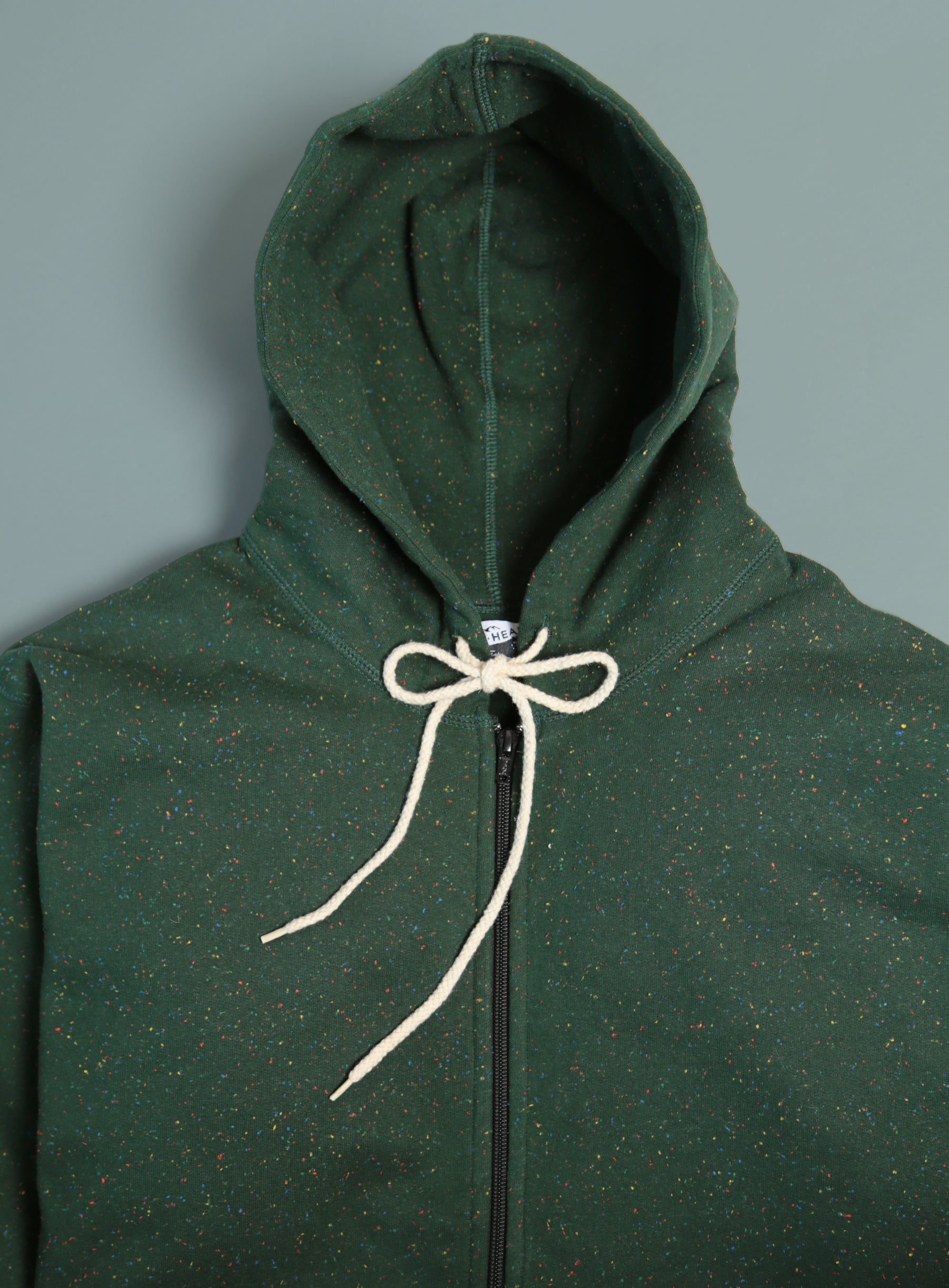 Mtn. Zip Hoodie - Forest Green Rainbow Speckle