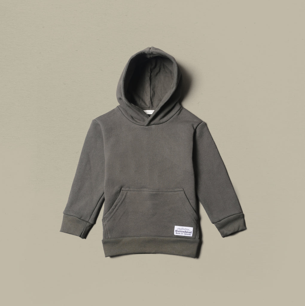 Pullover Cabin Hoodie - Washed Black – MUTTONHEAD