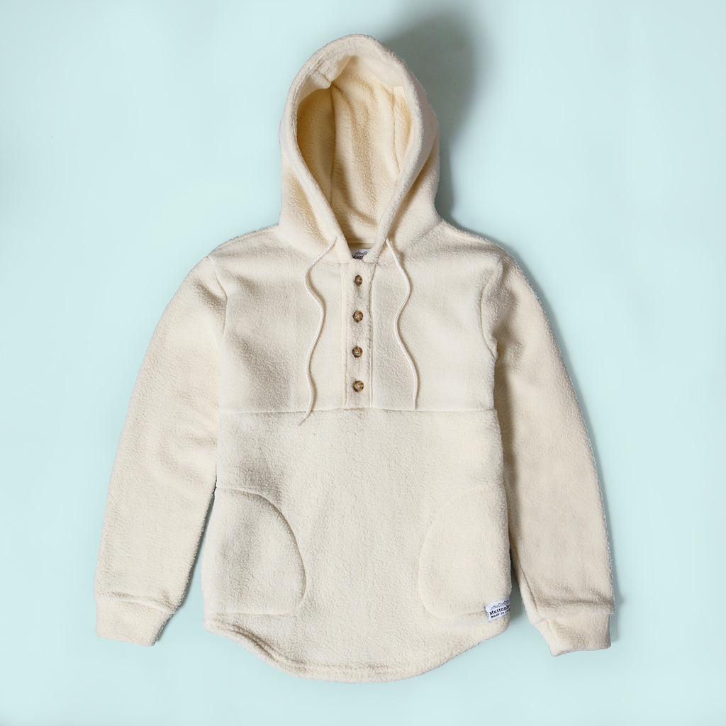 Muttonhead - Sherpa Fleece: The Periwinkle Hoodie and